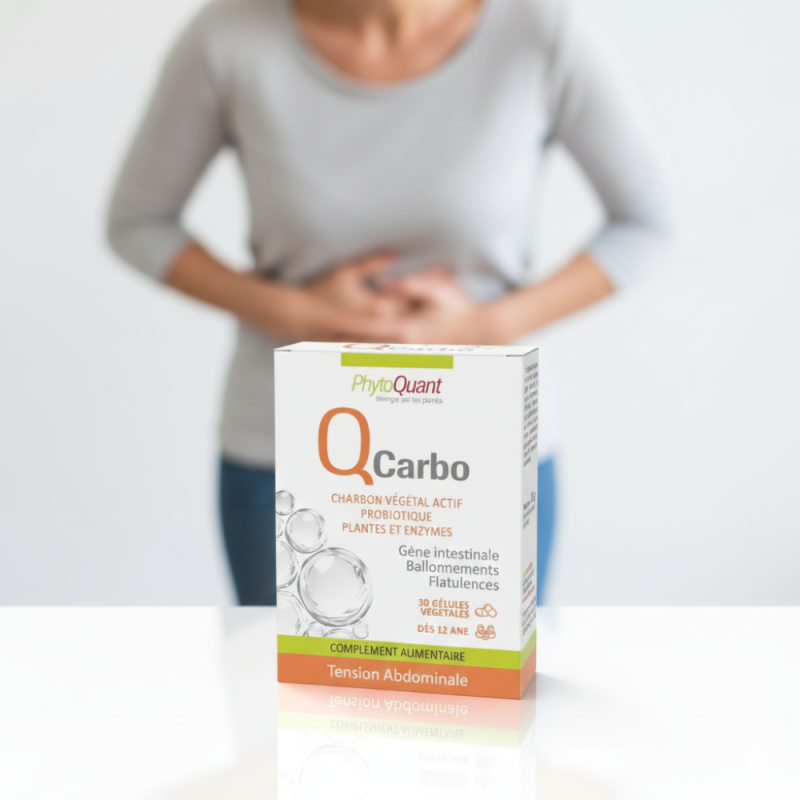 QuantaCarbo – Ballonnements & Spasmes Intestinaux – PhytoQuant