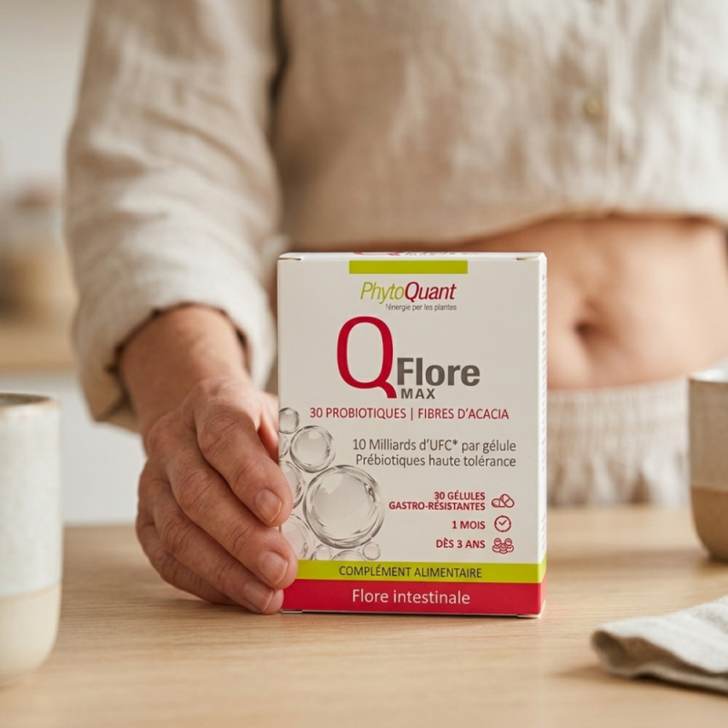 QuantaFlore Max - 10 Milliards, 30 Souches & Prébiotique Haute Tolérance - PhytoQuant