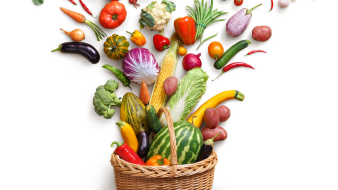 Les vitamines dans l'alimentation.