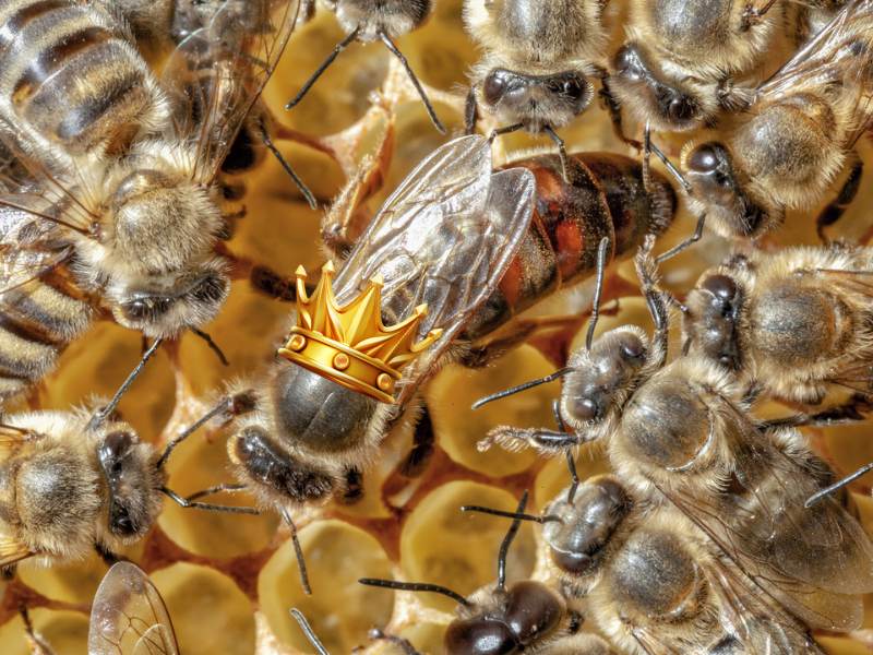 La gelée royale est un elixir de longue vie utilisée par la reine des abeilles qui vit 3 à 5 ans 