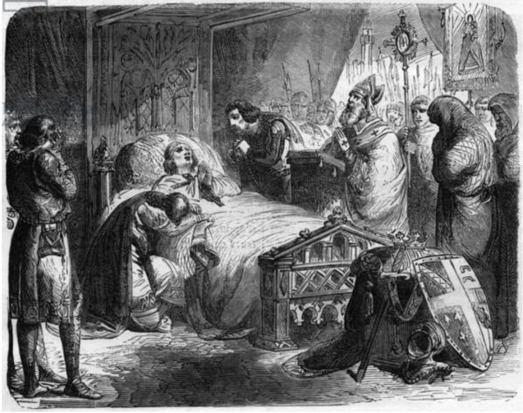 la découverte dit que le roi Saint Louis est mort du scorbut qui est une maladie due à la carence en vitamine C