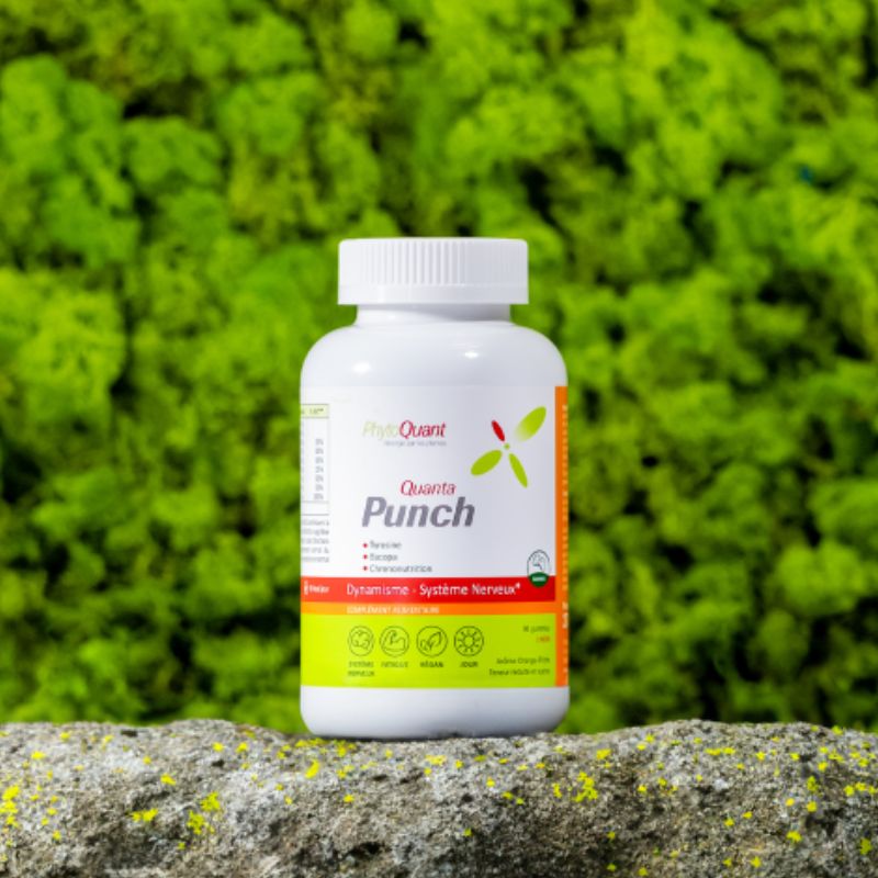 quantapunch phytoquant, Tyrosine et du Bacopa pour booster energie