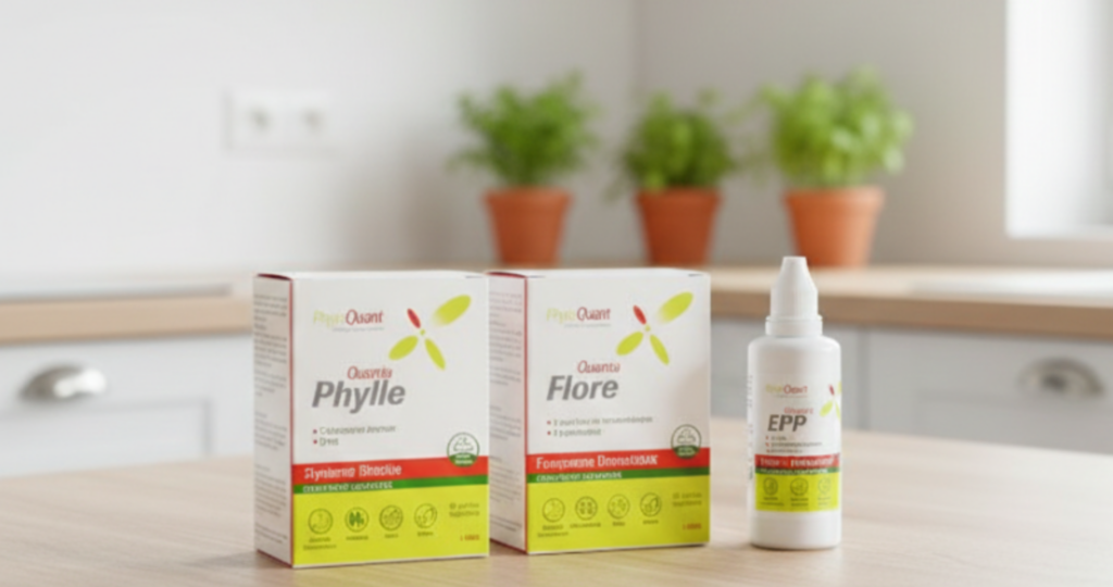 trio produits quantaphylle quantaflore quantaepp